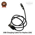 Haylou Solar LS02 Magnetic Charging Cable High Quality USB Charger Cable USB Charging Cable Dock Bracelet Charger for Haylou Solar LS02 Smart Watch.