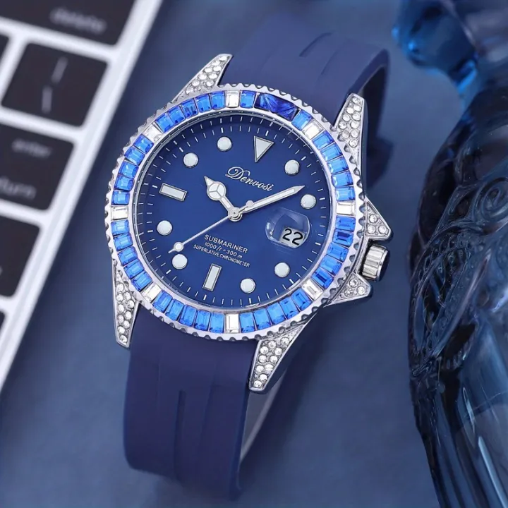 Men%20Sports%20Silicone%20Rhinestone%20%20Watch%20-%20Image%203
