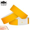 Carat Stable Wristband Adhesive 100pcs Waterproof Synthetic Paper Wristbands for Events Disposable Durable Id Bracelets for Amusement Parks Nightclubs Bars Replacement Wristband Set for Waterproof. 