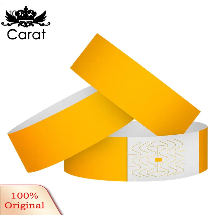 Carat%20Stable%20Wristband%20Adhesive%20100pcs%20Waterproof%20Synthetic%20Paper%20Wristbands%20for%20Events%20Disposable%20Durable%20Id%20Bracelets%20for%20Amusement%20Parks%20Nightclubs%20Bars%20Replacement%20Wristband%20Set%20for%20Waterproof%20-%20Image%204