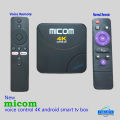 micom voice control android smart tv box 2GB Ram 16GB Rom.
