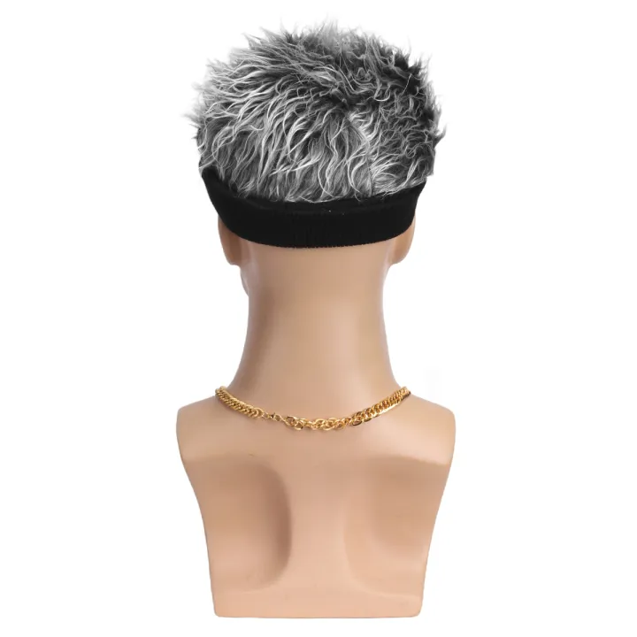 Men's%20innovative%20sunshade%20hat%20with%20pointed%20hat%20wig+necklace+beard+glasses%20adjustable%20baseball%20cap%20golf%20hat%20wig%20suitable%20for%20spor%20-%20Image%202