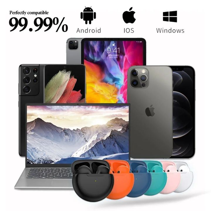 TWS%20Pro6%20Wireless%20Headphones%20Bluetooth%20Earphones%20Earbuds%20Ear%20Bods%20Stereo%20Sport%20Waterproof%20Headset%20With%20Charging%20Box%20Microphone%20-%20Image%202