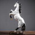NXFDSIOZ 2X Galloping Horse Statue for Home Decor Modern Horse Figurine Sculpture Office Decoration Crafts. 