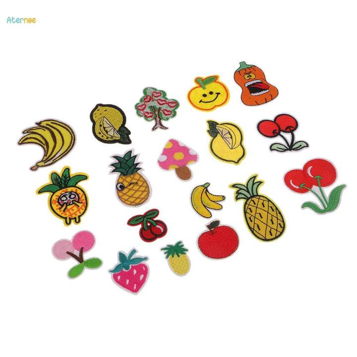 2x18x%20Fruit%20Series%20Embroidery%20Patches%20Craft%20Embroidery%20Applique%20Sewing%20for%20Kid%20-%20Image%204