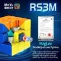 Moyu 3×3×3 speed Magic Cube Stickerless Puzzle Toy for Kids Adults.