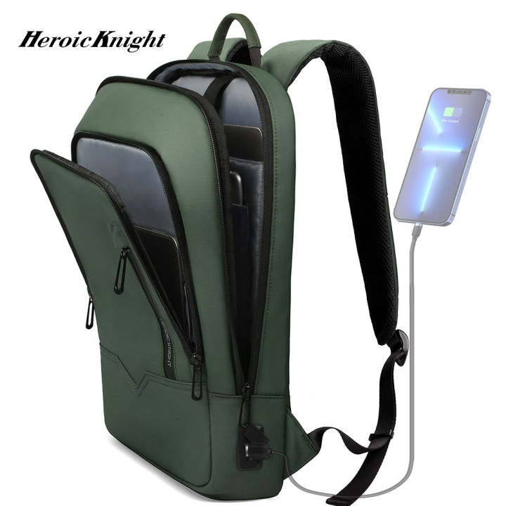Heroic Knight Backpack for Men Business Slim Backpack Tablet