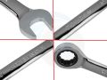 TOLSEN 13mm Ratchet Gear Spanner Fixed Head Combination Wrench Cr-V Model: 15209. 