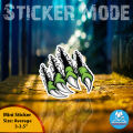 Sticker For Bike  | Green Scratch | ( Sticker_Mode ) Best Quality. 