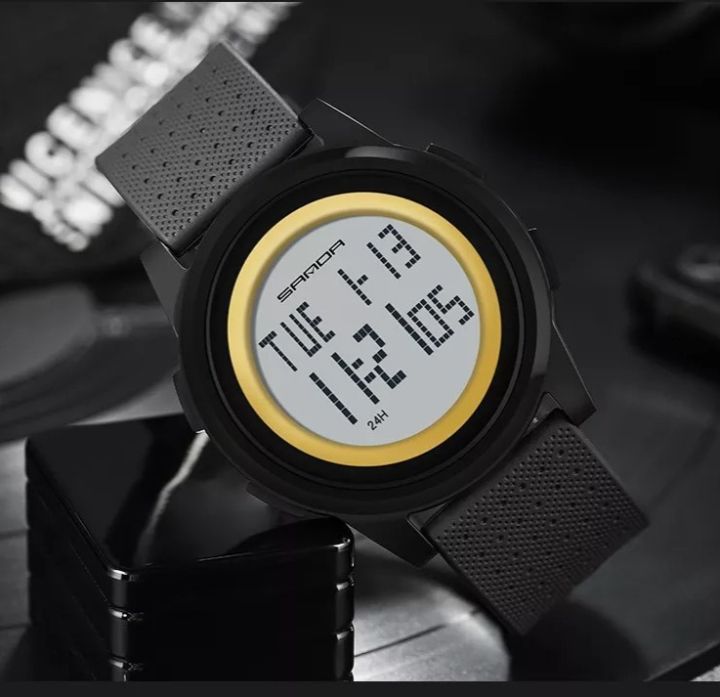 Sanda%20337%20Sports%20Waterproof%20Digital%20Watch%20for%20men%20Black%E2%80%8B%20-%20Image%202