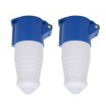2Pcs Industrial Power Plug 3‑Pin 1‑Phase Explosion‑Proof Waterproof 16A 3 Hole. 