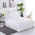 Yfashion Princess Style Pleated Cotton Bedspread ple Solid Color Soft hicken Bedding Sheet Dimensions:200*220+40cm. 
