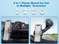 Car Mount Phone Holder Mobile Phone Stand with Silicon S_ucker.