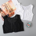 【support】 Binder Corset Chest Hook Vest Tomboy Underwear Women Underwear Flat Chest Vest Summer Short Vest.