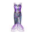 Disney Children Mermaid Tail Swimsuit Girl Beach Clothes Bikini Wreath Bathing Suit Set Swimming Party Cosplay Mermaid Costume. 