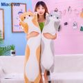 130cm Cute Soft Long Cat Pillow Plush Toys Stuffed Pause Office Nap Pillow Bed Sleep Pillow Home Decor Gift Doll for Kids Girl. 