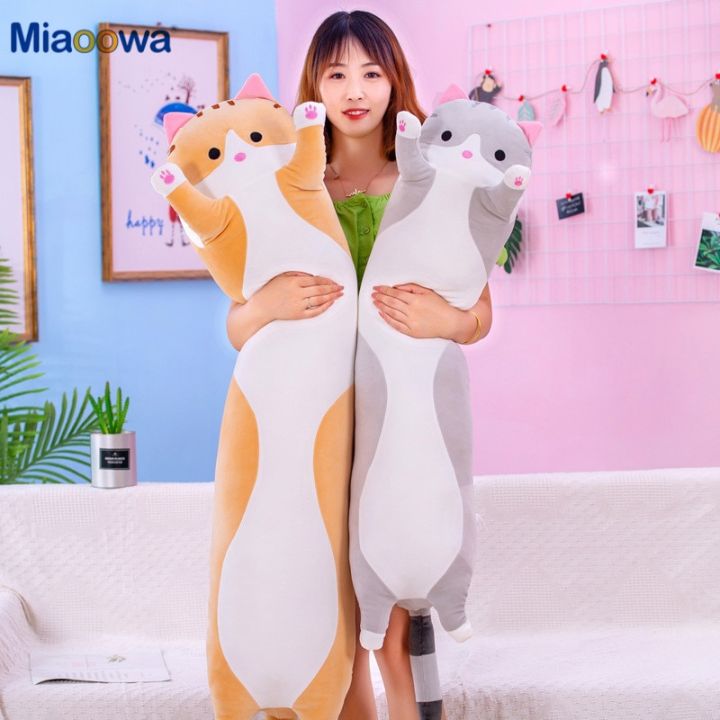 130cm%20Cute%20Soft%20Long%20Cat%20Pillow%20Plush%20Toys%20Stuffed%20Pause%20Office%20Nap%20Pillow%20Bed%20Sleep%20Pillow%20Home%20Decor%20Gift%20Doll%20for%20Kids%20Girl%20-%20Image%203