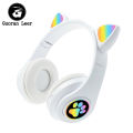 B39M Cat Ears Noise Canceling Headset Stereo Lighting Headphones Wireless Headphones For Smart Phones Computer Laptop.