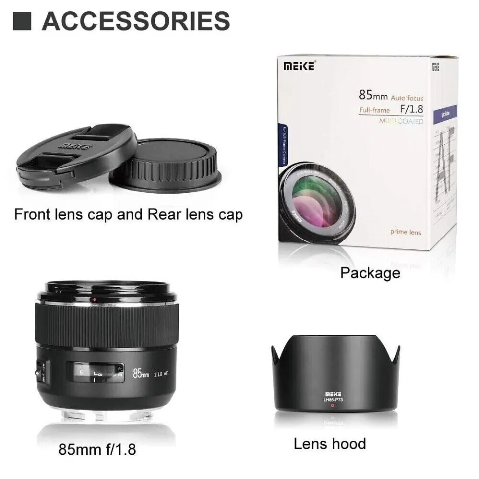 Meike 85mm F1.8 Auto Focus Full Frame Aspherical Medium Meike 85mm F1.8 Auto Focus Full Frame Aspherical Medium