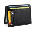 Super Slim Card Holder Leather Mini ID Credit Card Wallet Rfid Purse Thin Small Minimalist Travel Wallet for Men Women. 