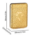 New Luxury Vintage Engraved Cigarette Case Holder Pocket Cigarette Storage Box. 