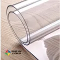 Clear Plastic Table Cover, Clear Table Cover 2 mm PVC Tablecloth Waterproof Soft Glass Transparent Table Cover Transparent Table Film (Width : 120cm or 48 inch & Length : 120cm or 24 inch ).