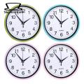 Quartz Sweep Movement Wall Clock Large Number Silent Wall Clock for Home Office Decoration 8 Inch Round Hanging Clock Large Number Wall Clock. 