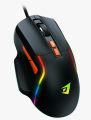 Jertech JR850 Gaming Mouse, Ergonomic RGB Gaming Mouse Wired with 4800 Adjustable DPI, 7 Programmable Buttons, Professional Software for Gamer Office [Black]. 