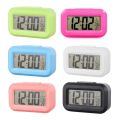 Electronic LED Clocks Mini Music Digital Alarm Clock with Temperature Calendar Week Display Backlit Snooze Mute Clock. 