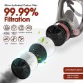 Gas mask full face mask respirator paint chemical pesticide laboratory dust multifunctional applicable to 3M 6800 gas mask filte.