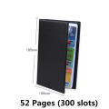 Leather Cards ID Credit Card Holder Books Cards Album Book Case Organizer Business Collection Storage Container 40/120/180/240/300 Card Position.