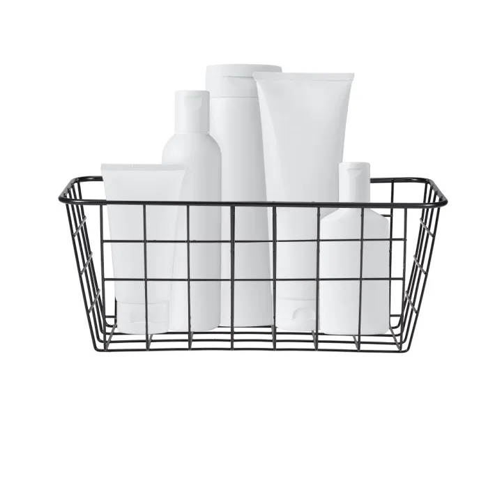 Migeet%20Iron%20Storage%20Basket%20Wall%20Mounted%20Storage%20Organizer%20Wire%20Hanging%20Basket%20Bathroom%20Shelf%20for%20Bedroom%20Bathroom%20Laundry%20Room%20-%20Image%202