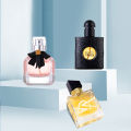 Spot Flower Story Trembling Quick Hand Women's Perfume Set Black Opium Three-Piece Set Men's Perfume Gift Box. 