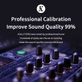 JCALLY EP02 Flat Head Wired Earphone with Mic HIFI Dynamic Stereo Headphone with 3.5mm 5N OFC Cable Music Gaming Headset. 