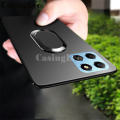 For infinix Smart 6 HD Case Soft Matte Full Protector Shockproof Car Magnetic Holder Ring Phone Cover Casing Hp infinix Smart6 HD Phone Cases.
