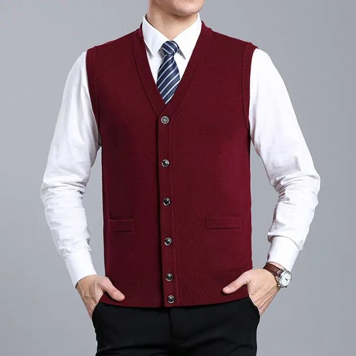 Men%20Flat%20Knit%20Vest%206.5%25%20Wool%20Sleeveless%20Sweater%20Jacket%20Buttons%20Down%20Pockets%20V%20Neck%20Solid%20Basic%20Cardigan%20Male%20Fashion%2000169069%20-%20Image%202