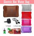 Electric Velvet Heating Pad/Hot Water/Heat Pouch Bag With Gel For Pain Relief Multicolour - Hot Water Bag. 
