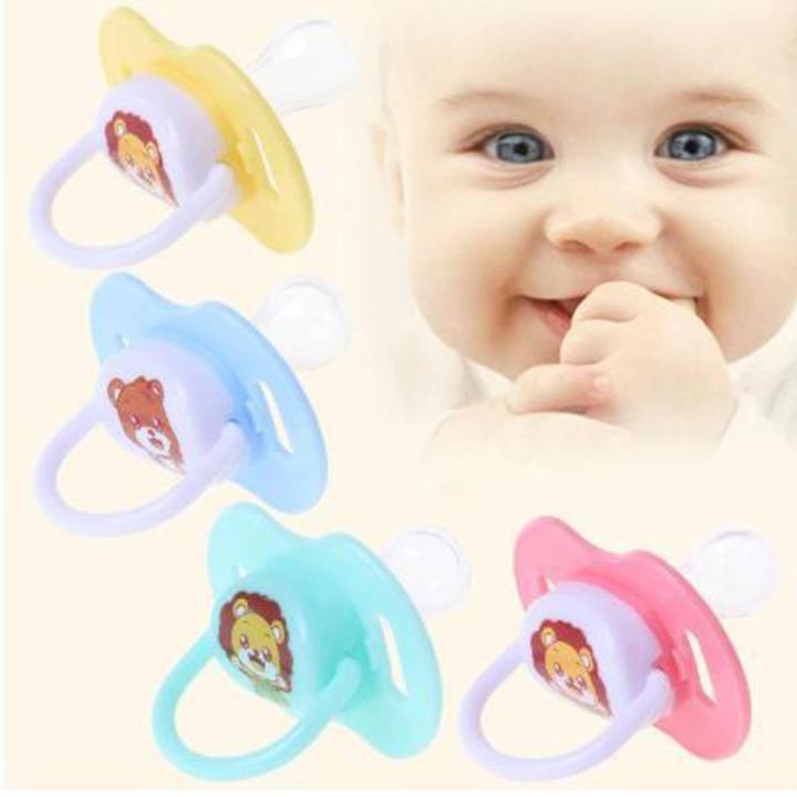 Food Grade Silicone Baby Pacifiers Teethers Toddler Pacifier Orthodontic Soothers Teat For Baby Pacifier (1 Pieces)