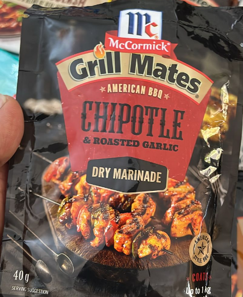 McCormick - Grill Mates Chipotle & Roasted Garlic Dry Marinade 40g x 12