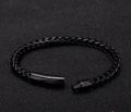 Men’s Cuban Link Chain Bracelet - Shiny Rhinestone Inlaid Bangle Jewelry Vairal Trending stainless steel bracelet  on daraz. 