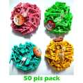 Best Quality Colorful Plastic Cloth Clip - Multicolors - cloth hanger 50pes.