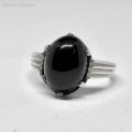 Black Onyx Men Women Ring. 