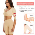 Upper Arm Shaper Sleeve Compression Top Women Push Up Breast Post Surgery Front Closure Bra Shapewear Back Support Cropped Tops.