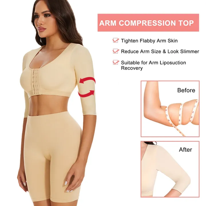Upper%20Arm%20Shaper%20Sleeve%20Compression%20Top%20Women%20Push%20Up%20Breast%20Post%20Surgery%20Front%20Closure%20Bra%20Shapewear%20Back%20Support%20Cropped%20Tops%20-%20Image%205