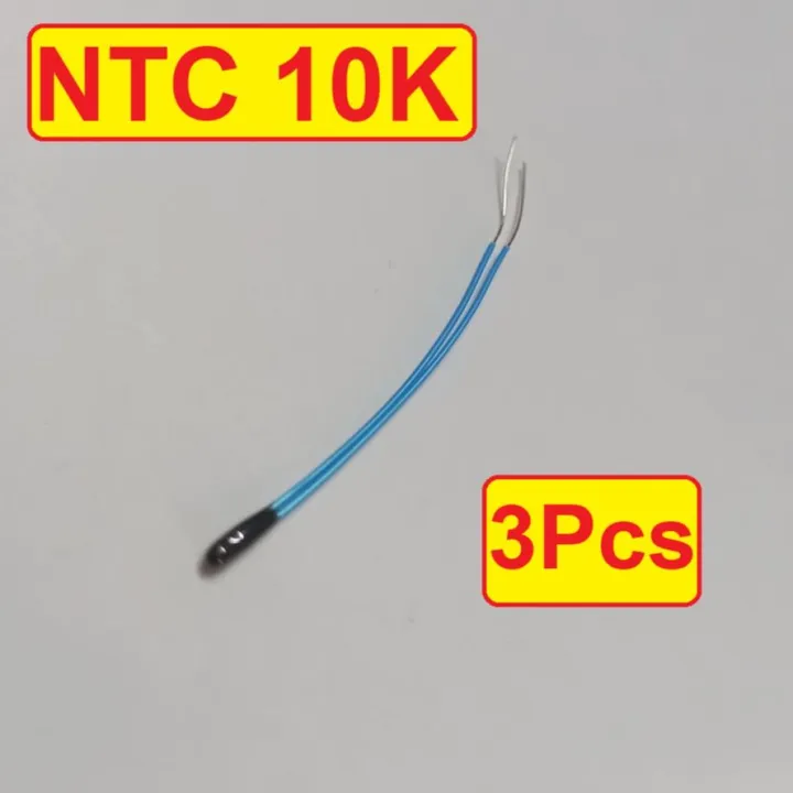 3Pcs%2010K%20NTC%20Thermistor%20Temperature%20Sensor%20Black%20Epoxy%20Bead%20Probe%2055mm%20103%20Without%20Connector%20For%20General%20Purpose%20-%20Image%202