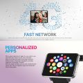DM100 2.86 inch IPS Full Screen Sport Watch, Support Independent Card Insertion / Multiple Sports Modes / Heart Rate Monitoring / Step Counting RAM 1GB+ROM 16GB. 