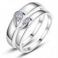 Love Promise Couple Finger Ring - Couple Ring. 