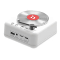 Retro Vinyl Bluetooth Speaker Wireless Bluetooth Speaker Mini Vintage Surround Sound Music Box Handsfree Call MP3 Player CD Player.
