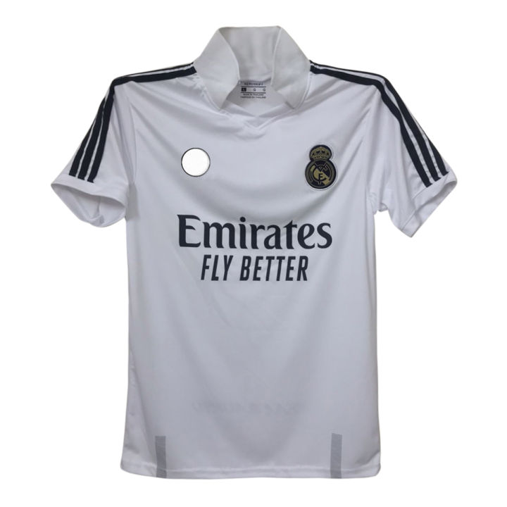 Real madrid জার্সি (অ্যামব্রয়ডারি সহ) স্প্যানিশ ক্লাব প্রিমিয়াম সংস্করণ - football jersey