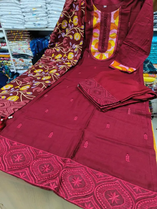 Readymade%20Three%20Piece%20For%20Women%20Exclusive%20Collection%20Embroidery%20Exclusive,%20Stylist,%20Fashionable%20Three%20Pics%20For%20Woman%20-%20Image%207